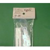 TWO Kirsch FLAT SASH RODS for Top & Bottom Doors