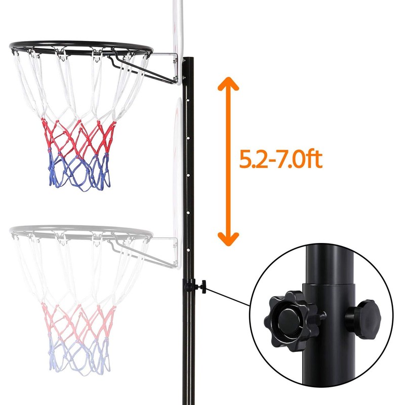 Yaheetech Portable Basketball Hoop for Kids/Youth Outdoor/Indoor Basketball Goals Stand