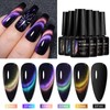 MEET ACROSS 9D Cat Eye Gel Nail Polish Set Magnetic