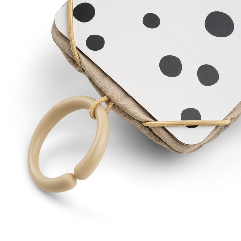 Done by Deer Baby Contrast Card Holder Deer Friends Sand