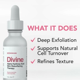 Divine Derriere GLYCOLIC ACID Peel 30% AHA WITH LACTIC ACID AHA Chemical Peel for Professionals