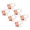 100Pcs Binder Clips Hollow Penguin Shape Sturdy Metal Small Binder