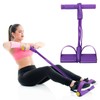 Multifunction Tension Rope, 6 Tube Foot Pedal Resistance Bands with
