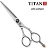 Titan Scissors | Hair Cutting Japanese Style Scissors | Straight