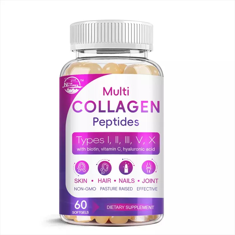 Collagen Peptides for Women & Men,Type I, II, III, V,