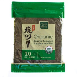 ONE ORGANIC ROASTED SEAWEED (10 sheet)