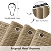 MIULEE Extra Long Waffle Weave Shower Bath Curtain 84 Inch