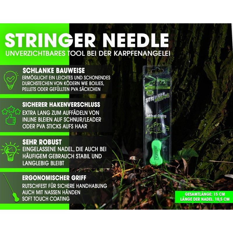 Angel-Berger Magic Baits Stringer Needle Boilia Needle Bait Needle for