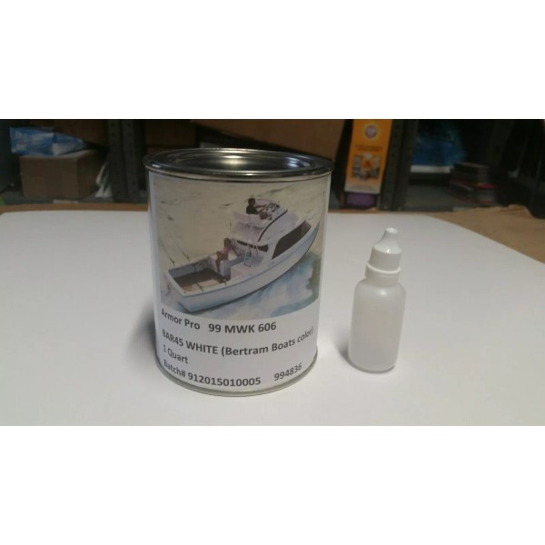 Unbranded White gelcoat repair kit (Bertram color) without wax &
