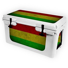 MightySkins (Cooler Not Included) Skin Compatible with RTIC 45 Cooler (2017 Model) - Yeah Mon | Protective, Durable, and Unique Vinyl Decal wrap Cover | Easy to Apply | Made in The USA