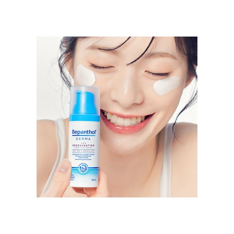 Bepantol Derma Regenerating Night Face Cream 50ml x 2 /