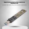 Cuifati M.2 NVME SSD to USB Adapter Board Hard Drive