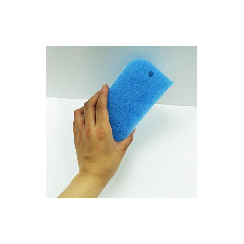 Ohe Quick Double Bath Sponge, Blue, Width 7.3 x Depth