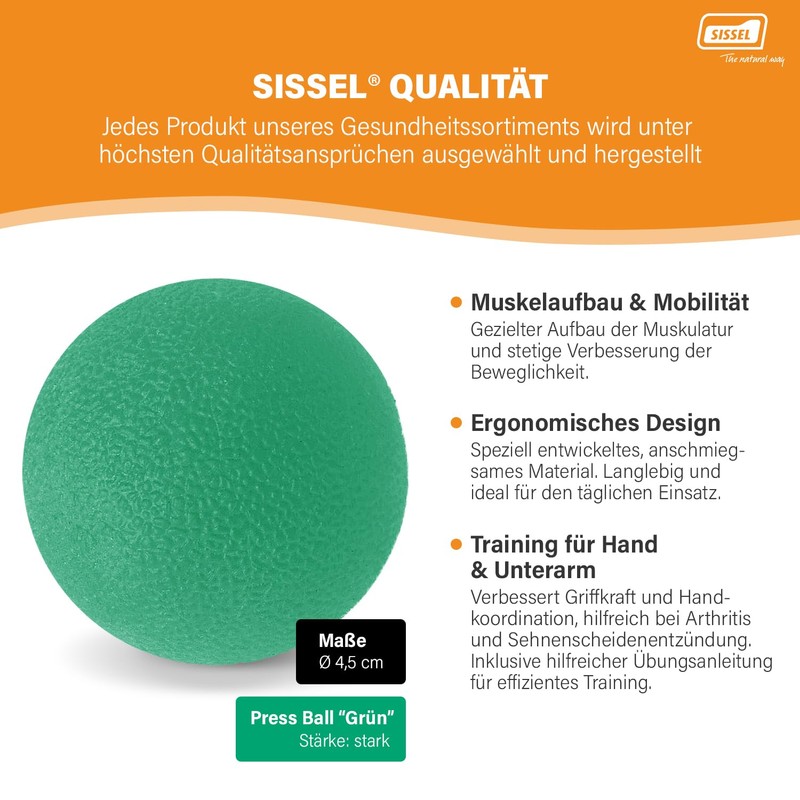 SISSEL Press Ball Green green Size:Thick