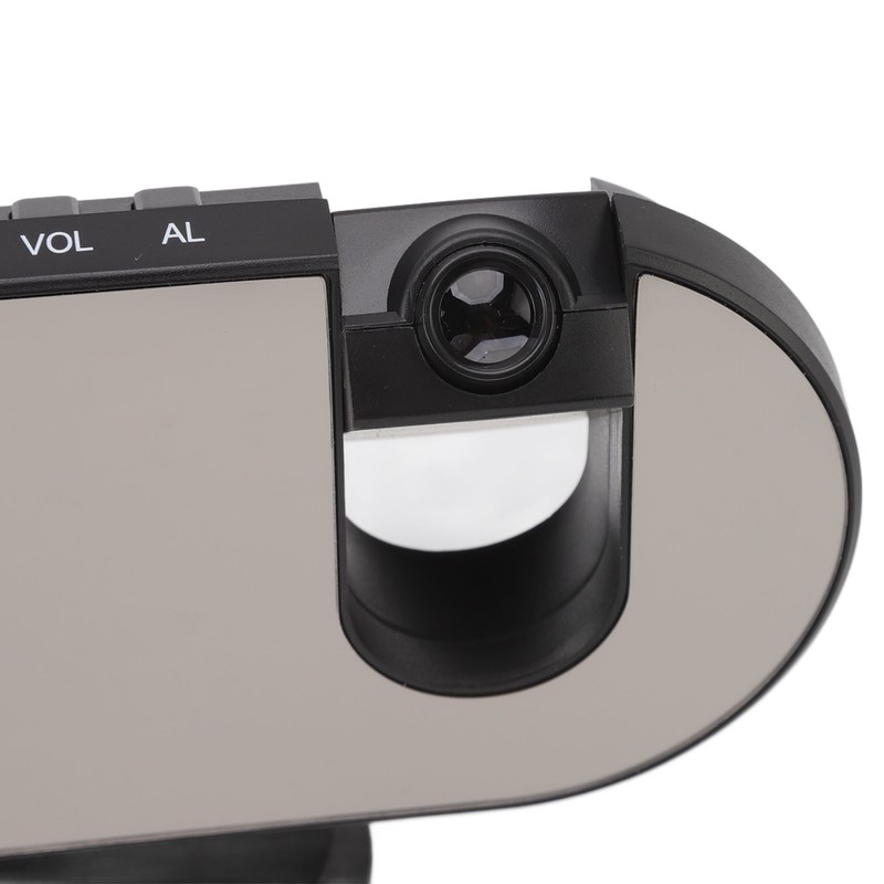 Projection Alarm Clock USB Powered Mirror Display Design High Brightness