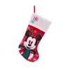 Kurt Adler 19 Inch Mickey Embroidered Cuff Stocking