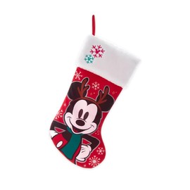 Kurt Adler 19 Inch Mickey Embroidered Cuff Stocking