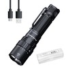 Fenix PD40R v3.0 Tactical Flashlight, 3000 Lumen USB-C Rechargeable Long