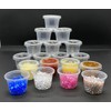 Value Choice 1oz Round Plastic Clear Containers 25ml Lids Deli