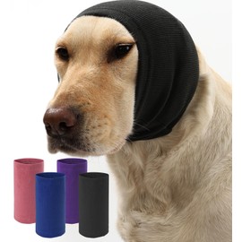 Kercynar Calming Dog Ears Cover, Dog Ear Muffs Noise Protection, Dog Ear Protection for Anxiety Relief, Dog Calming Hood