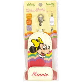 Skater ZKC1-A Key Case with Reel Key Holder Key Storage Case Retro Minnie Mouse