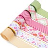 LaRibbons Floral Ribbon Wired 6 Rolls 2.5 Inch x 36