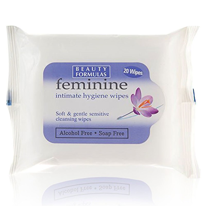 Feminine Intimate Hygiene Soft & Gentle Soap Free Wipes Two