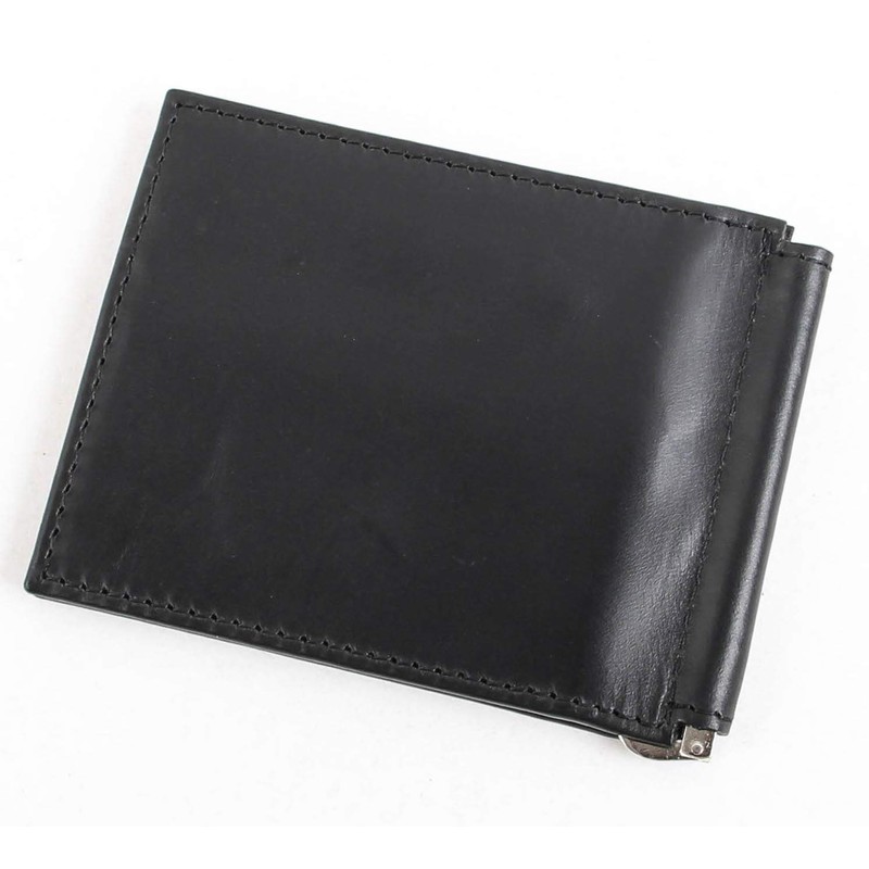 Boosters Money Clip Leather Bifold Bill Shears Card Case Wallet,