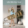 COROCO 6 Step Ladder, Folding Step Stool with Anti-Slip Wide