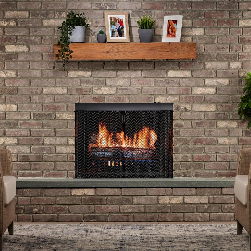 UniFlame, C-6826, 48 in. x 26 in. Fireplace Spark Screen,