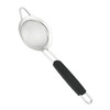 Black Sieves and Strainers Set - Metal Sieve Stainless Steel,