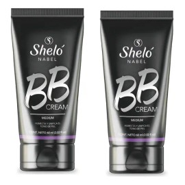 2 Piezas Bb Cream Sheló Con Elastina Colágeno Tono A Tono Medium                                                                                      