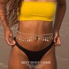 Florry Rhinestone Belly Chain Shell Waist Chain Bikini Body Jewelry