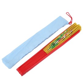 Dragon, Fan Dragon, Tai Chi Fan Baambus, Chinese Fan Tai Chi Fan, Chinese Kung Fu Martial Arts Fan Bamboo Silk Fan Right Hand Wushu Dance Performance Pratice Training Folding Fan Hand
