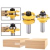 HOHXEN Rail and Stile Router Bits with Matched 2 Bit
