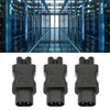 3 Pack IEC320 C8 to IEC320 C5 Power Supply Premium