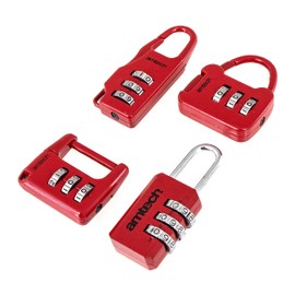 Amtech T1153 4 Piece Combination Padlock Set