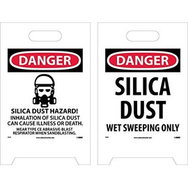 NMC FS41 Silica Dust Floor Sign