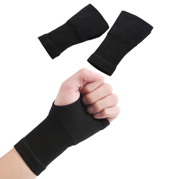 MIBICIRI 2 Pack Wrist Compression Sleeve, Compression Wrist Brace,Wrist Support