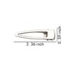 Silver Y2K Metal Hair Clips for Thick Thin Hair Alligator