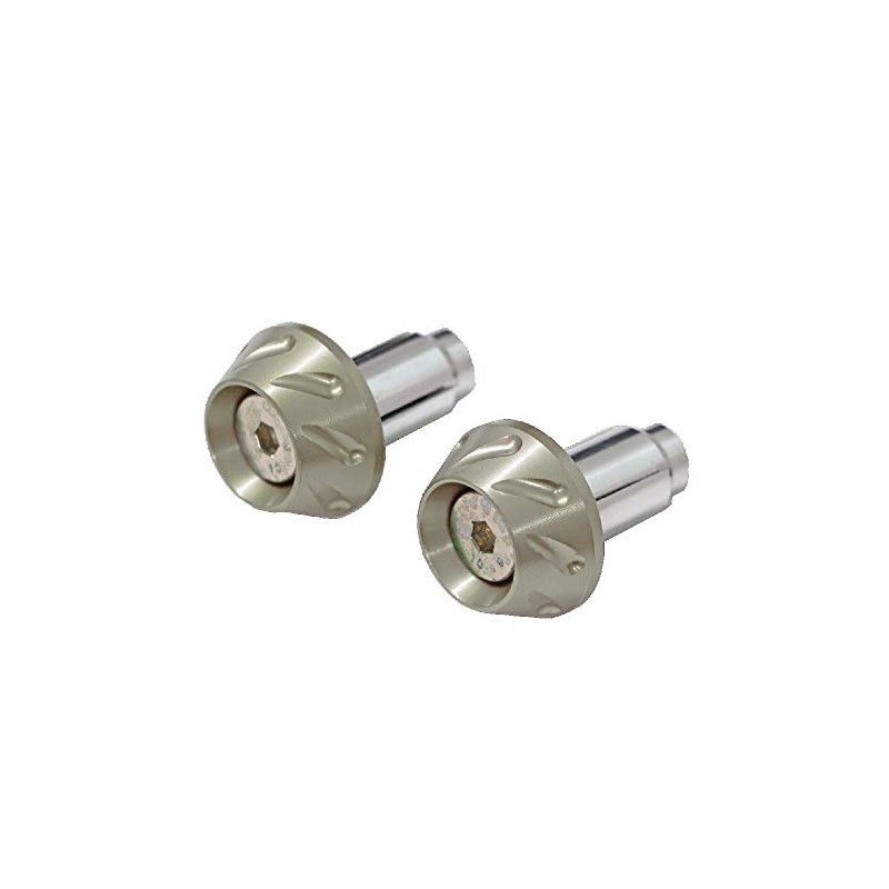 Moto Base MBBED-02 Handle Parts Universal Aluminum Bar End (Titanium