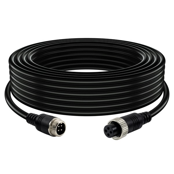 4 Pin Camera Cord Car Video Aviation Extension Cable,Lonlonty 50Ft