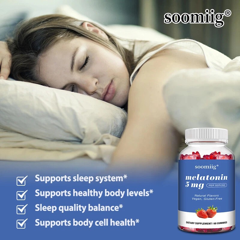 Soomiig Healthy Sleep Support Gummies - Promotes rapid sleep and