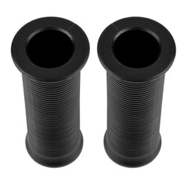 Universal Bike Handlebar Grips,Pair of 1inch 25mm 1.1inch 28mm Anti Slip Bicycle Handle Bar for BMX, Mountain, Scooter, Folding Bike (Black)