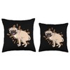 Best Pug Poop Ever funny Poop ugly Design Throw Pillow