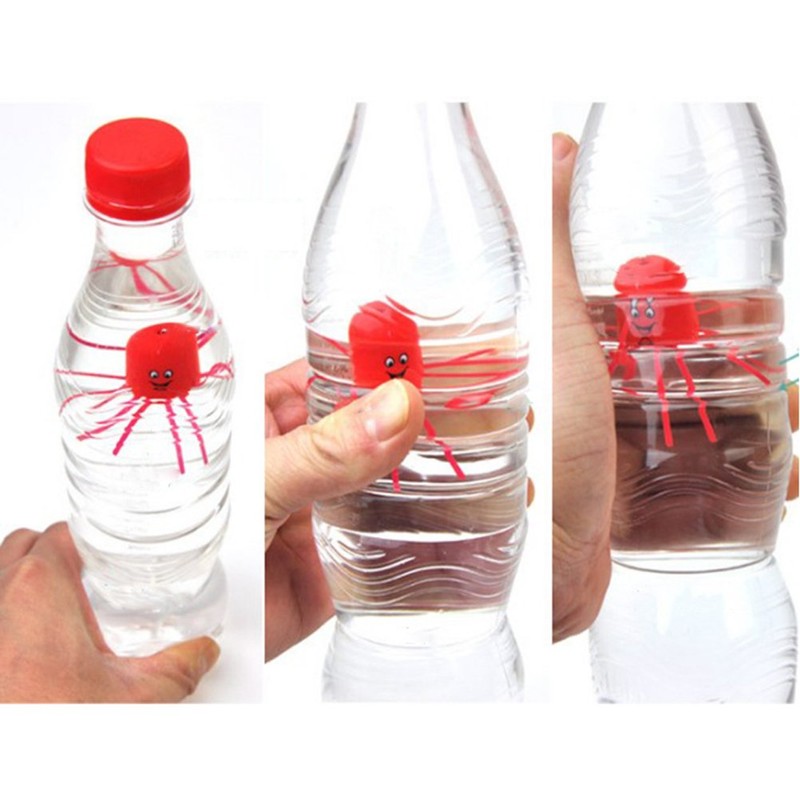 Pack of 12 Bottle Diver Jellyfish Toy Kids Gift (Random