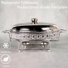 jinsongdafa Casserole Dish 11.5" x 8" Glass Baking Dish with