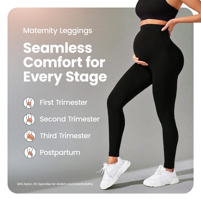 Maternity Leggings for Women Over the Belly Support – Ultra
