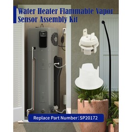 SP20172 Water Heater Flammable Vapor Sensor Assembly Kit Fit for Rheem Ruud and Fit for Richmond FVIR Water Heaters