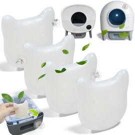 NewKe 4 Pack Deodorizer for Cumrige Self Cleaning Litter Box, Odor Eliminator Compatible with Fumoi Automatic Cat Litter Box